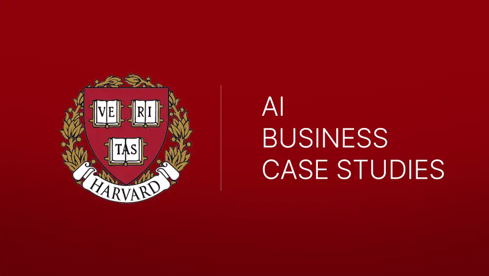 Harvard AI business case studies